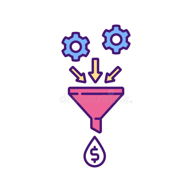 Technology Acquisition Rgb Color Icon Stock Vector Illustration Of Trading Conversion 215823629