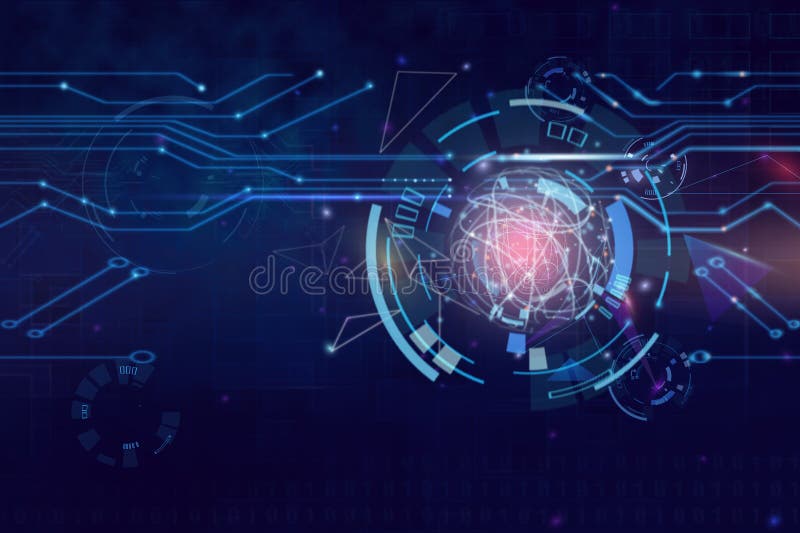 Technology background stock illustration