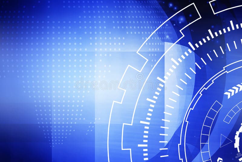 Technology background from technology icons and digital dots globe in blue background vector illustration Technology background from technology icons and digital dots globe in blue background vector illustration