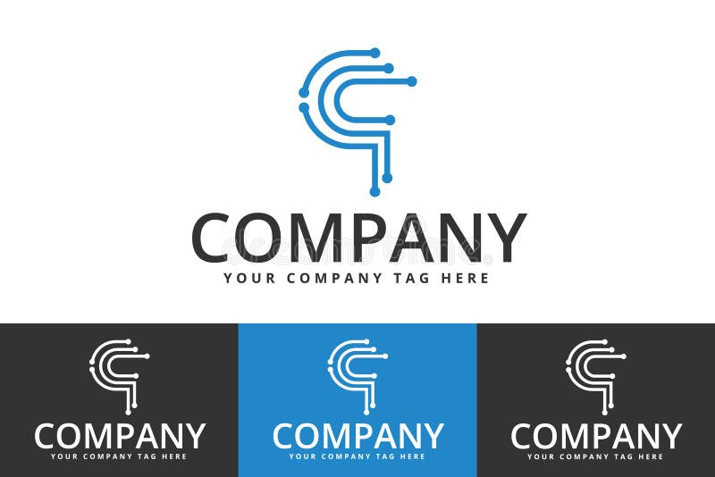 Creative Technology Logo Isolated on White Background Stock Illustration -  Illustration of company, background: 137912715