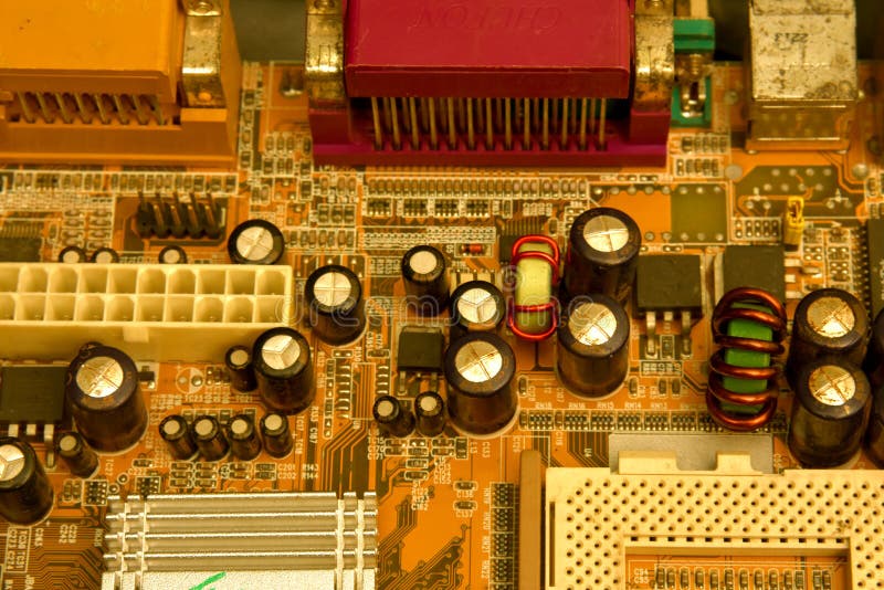 Technology Chip Board Innovation Machine Electronic Stock Image Image