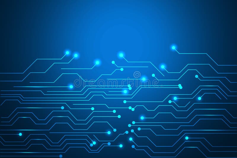 Technology Connection Digital Data and Big Data. Lines Digital Abstract