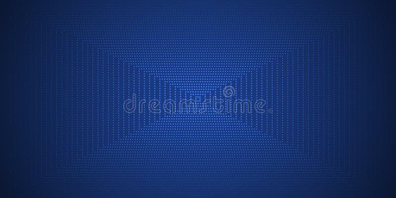 Abstract grid pixel pattern background. Vector illustration element with square, geometric mosaic, texture on dark blue color vector illustration