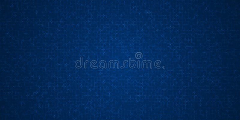 Abstract grid pixel pattern background. Vector illustration element with square, geometric mosaic, texture on dark blue color. royalty free illustration