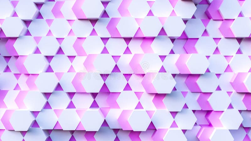 Technology hexagon pattern background stock illustration