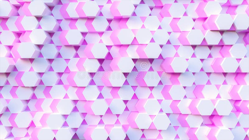 Technology hexagon pattern background stock illustration