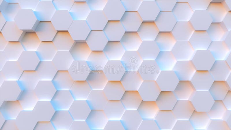 Technology hexagon pattern background stock illustration