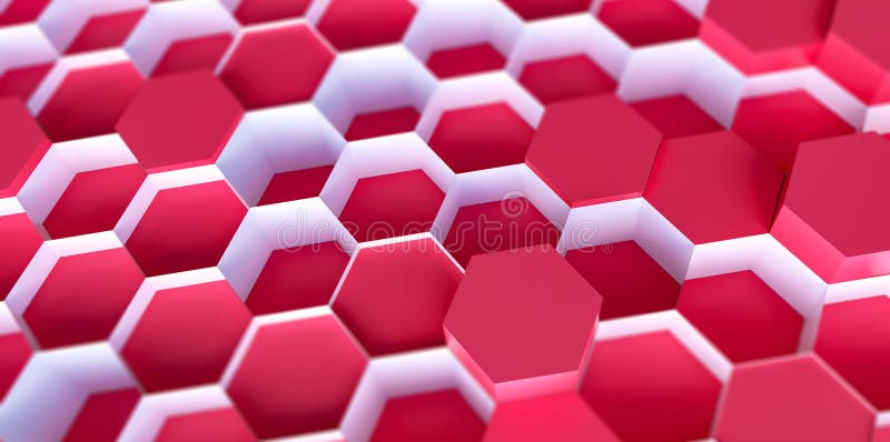 Technology hexagon pattern background stock illustration