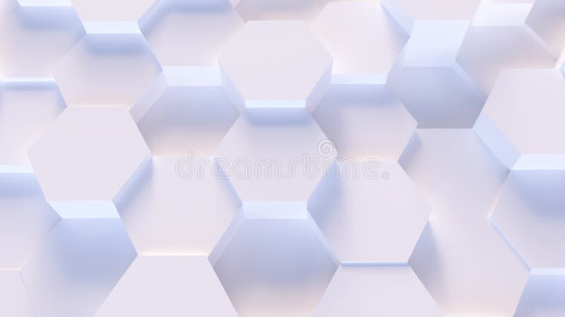 Technology hexagon pattern background stock illustration