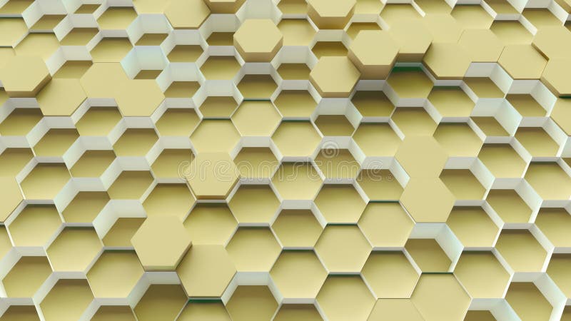Technology hexagon pattern background royalty free illustration