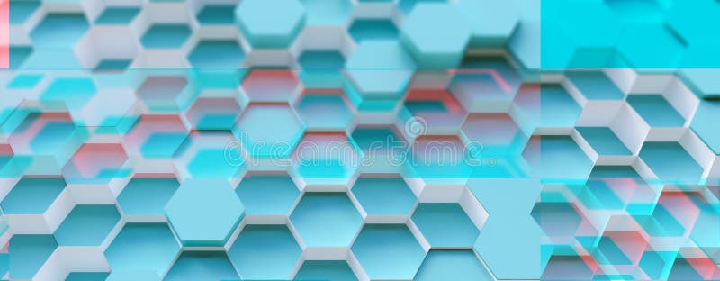 Technology hexagon pattern background royalty free illustration
