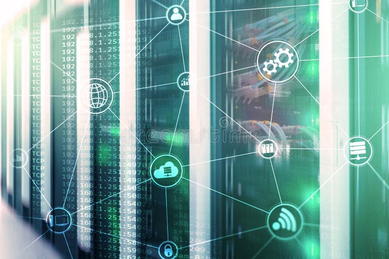 Technology infrastructure cloud computing and communication. Internet concept. royalty free stock images Technology infrastructure cloud computing and communication. Internet concept. royalty free stock images