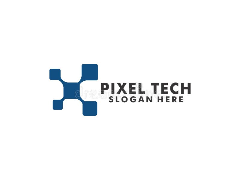 Technology logo vector, Abstract Tech Logo design template vector illustration