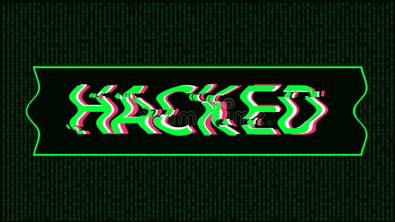 Technology matrix background. Cyber security with falling numbers on screen. Vector binary code. Digital system. Decoding data. royalty free illustration