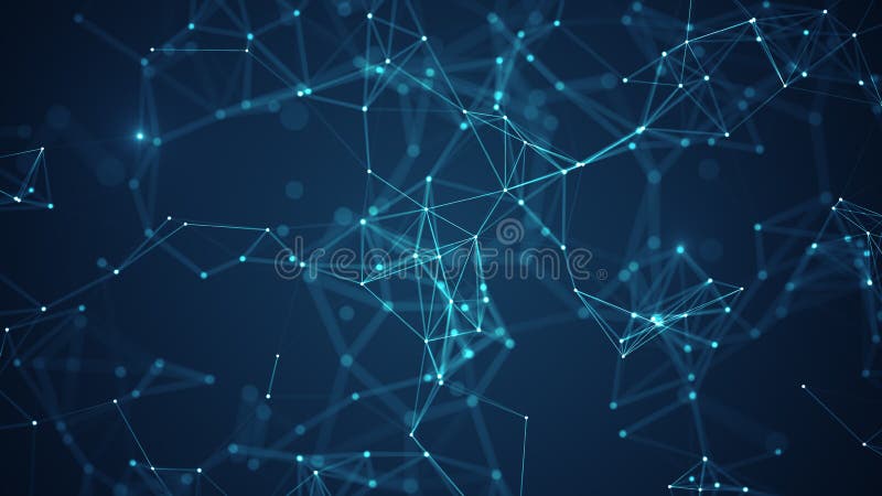 Technology network concept stock illustration