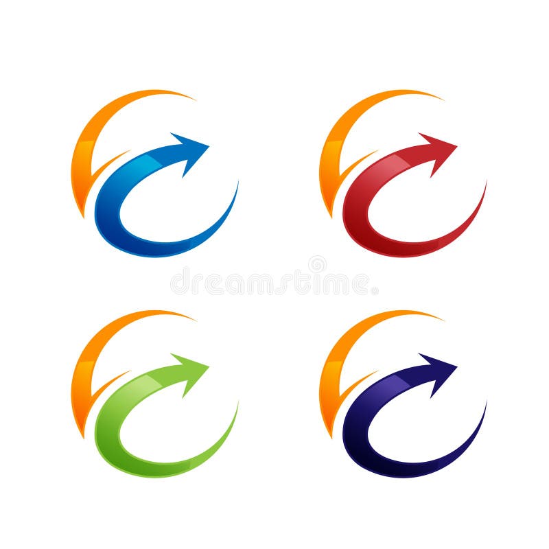 Technology orbit web rings logo design. Vector circle ring logo design. Abstract circle logo template. Round ring circle and infin stock illustration Technology orbit web rings logo design. Vector circle ring logo design. Abstract circle logo template. Round ring circle and infin stock illustration