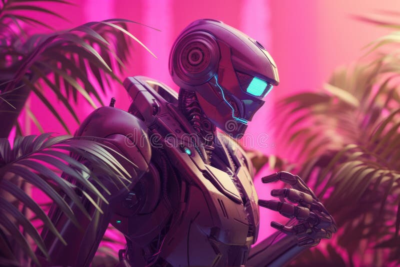 Robot. New technologies. Artificial intelligence. GPT Chat. openAI. Wallpaper. Background. vector illustration