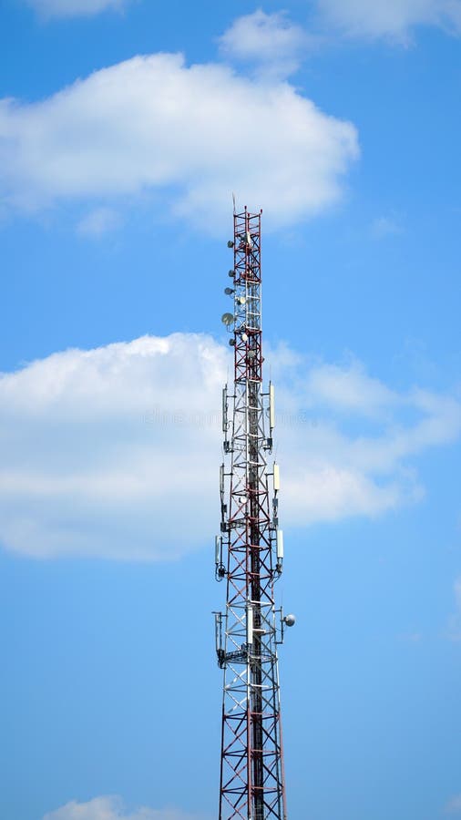 Technology on the top of the telecommunication GSM &#x28;5G,4G,3G&#x29; tower.Cellular phone antennas on a building roof.silhouette of Telecommunication mast television antennas. n. Technology on the top of the telecommunication GSM &#x28;5G,4G,3G&#x29; tower.Cellular phone antennas on a building roof.silhouette of Telecommunication mast television antennas. n