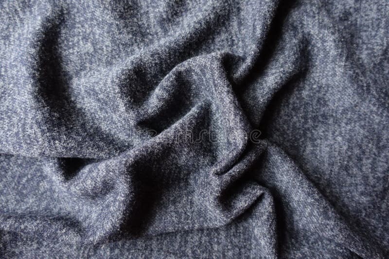 Tecido De Viscose De Lã Cinzenta Emperrada E De Camisola De