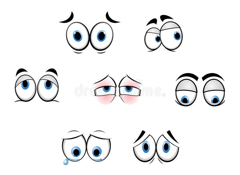tecknad film eyes roligt vektor illustrationer tecknad film eyes roligt vektor illustrationer
