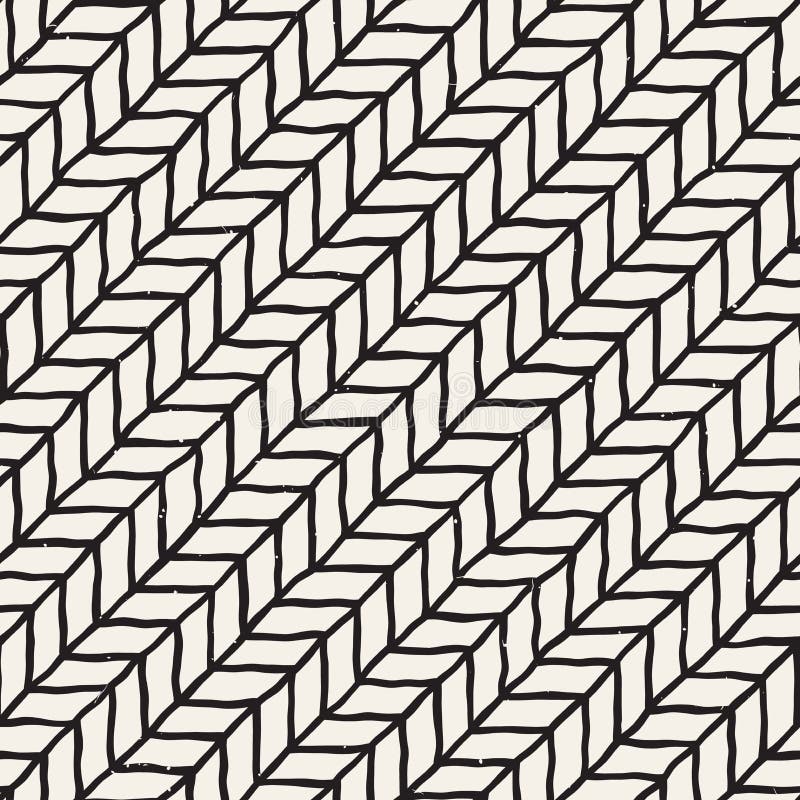 tecknad seamless handmodell Abstrakt geometrisk belägga med tegel bakgrund i svartvitt Stilfull klotterlinje galler för vektor vektor illustrationer tecknad seamless handmodell Abstrakt geometrisk belägga med tegel bakgrund i svartvitt Stilfull klotterlinje galler för vektor vektor illustrationer