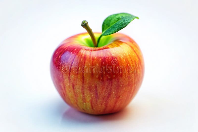 Teckning av 3D-renat äpple A TiltShift Miniature Photography Exploration of Delicious Detail stock illustrationer