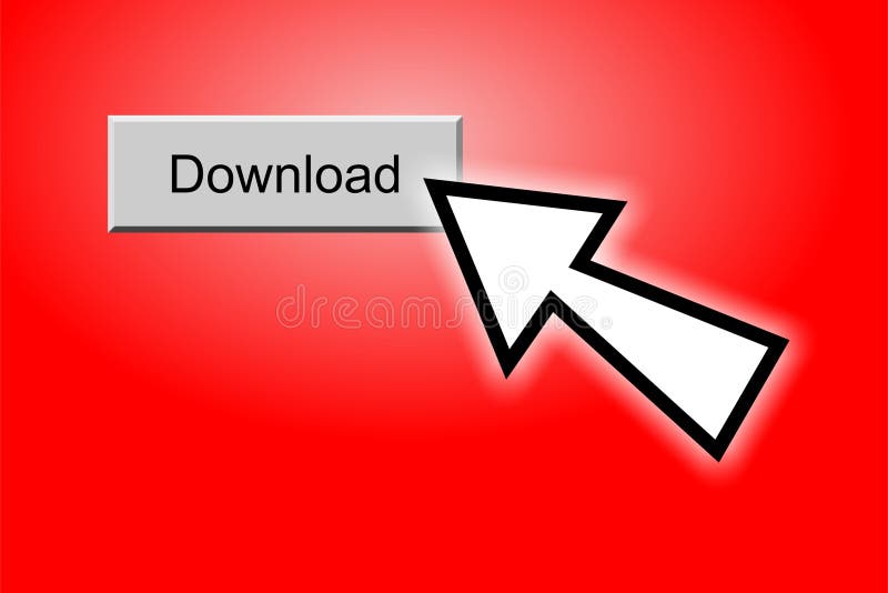 Tecla do Download ilustração stock Tecla do Download ilustração stock