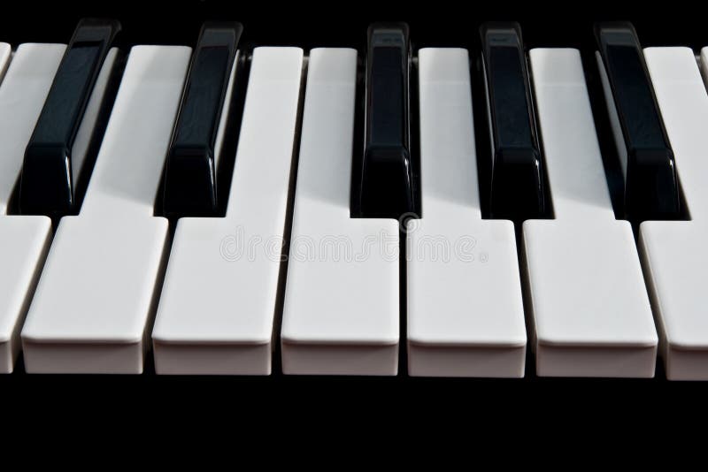 Teclado de piano imagem de stock royalty free