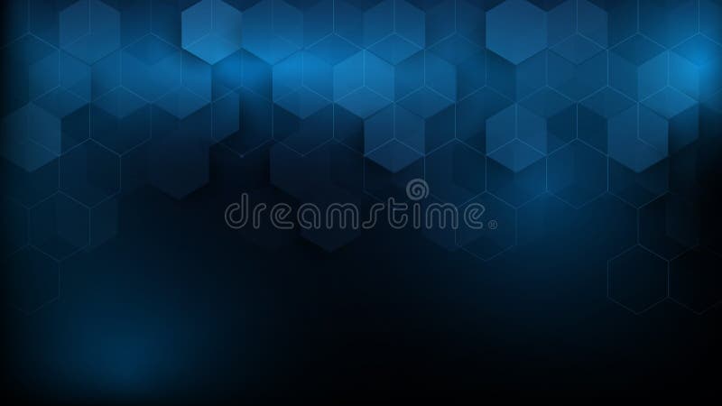 Tecnologia astratta concetto futuristico digitale hi tech. fondo molecolare esagonale astratto. scientifico e tecnologico royalty illustrazione gratis