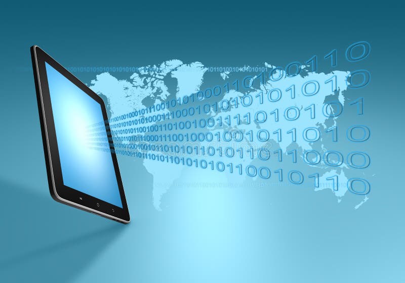 Tecnologia moderna de comunicação ilustração do vetor