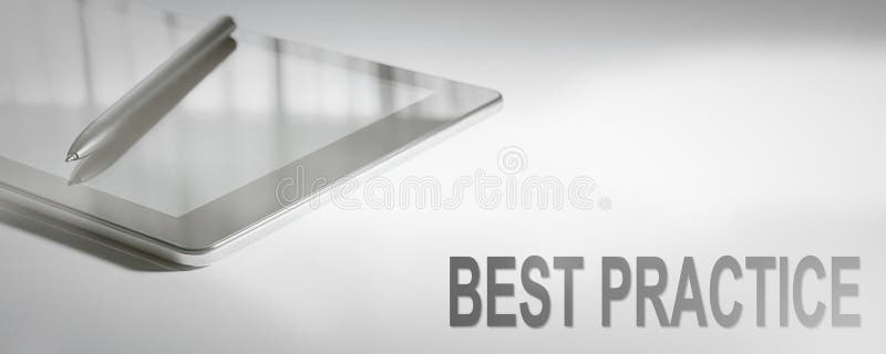 Tecnologia de Digitas do conceito do negócio da MELHOR PRÁTICA imagens de stock Tecnologia de Digitas do conceito do negócio da MELHOR PRÁTICA imagens de stock