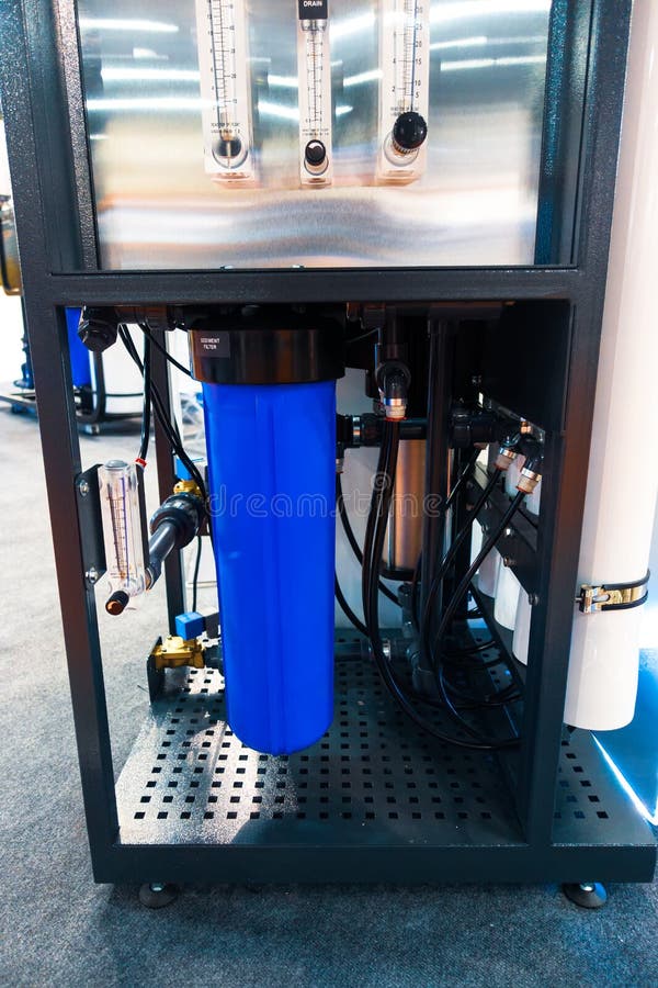 Tecnologia de osmose reversa para purificação da água foto de stock royalty free