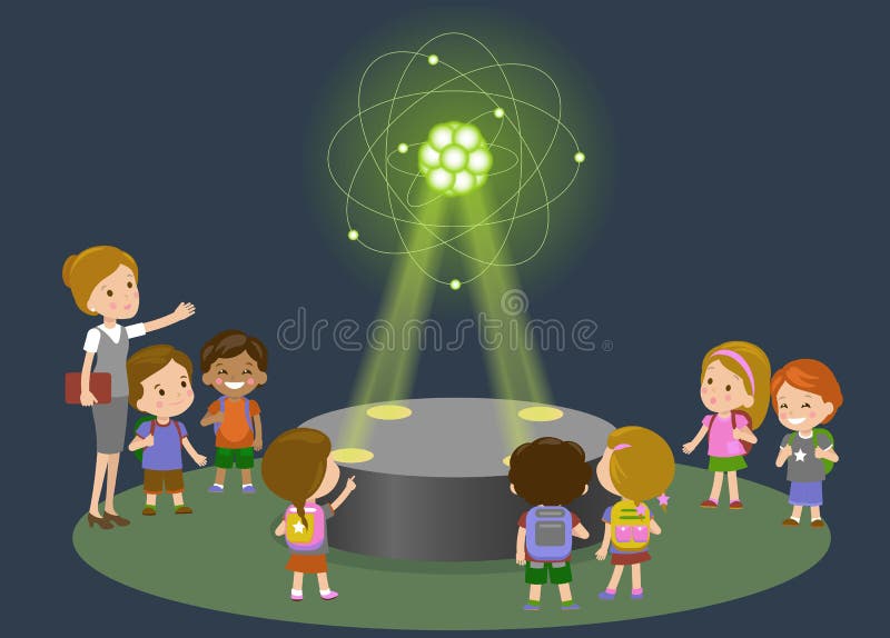 Tecnologia della conoscenza della scuola elementare di istruzione dell'innovazione e concetto della gente - gruppo di bambini che royalty illustrazione gratis Tecnologia della conoscenza della scuola elementare di istruzione dell'innovazione e concetto della gente - gruppo di bambini che royalty illustrazione gratis