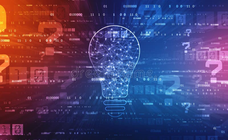 Tecnologia futura della lampadina, fondo dell'innovazione, concetto creativo di idea Tecnologia futura della lampadina, fondo dell'innovazione, concetto creativo di idea
