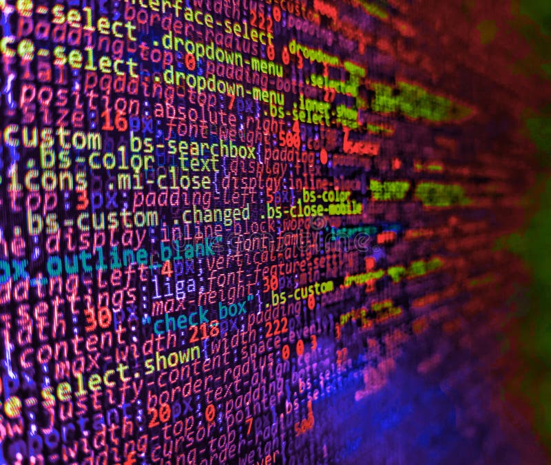 Tecnologia moderna. programmazione di un concetto di algoritmo astratto del flusso di lavoro. codice di programmazione dello svilu fotografia stock libera da diritti