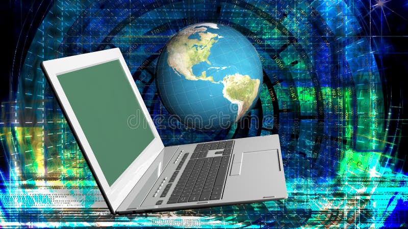 tecnologie innovarici di Internet del computer per l'affare illustrazione di stock tecnologie innovarici di Internet del computer per l'affare illustrazione di stock