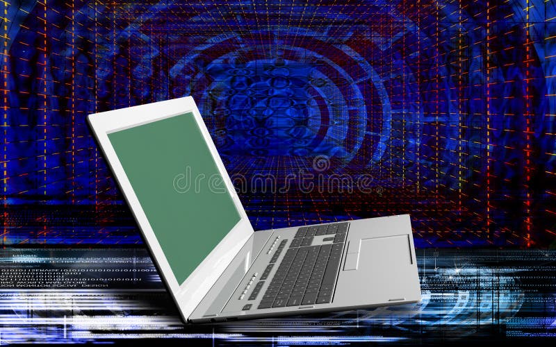 tecnologie innovarici di Internet del computer per l'affare illustrazione di stock tecnologie innovarici di Internet del computer per l'affare illustrazione di stock