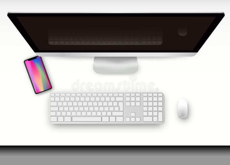 Insieme Realistico Del Monitor, Dello Schermo Della TV, Del Computer