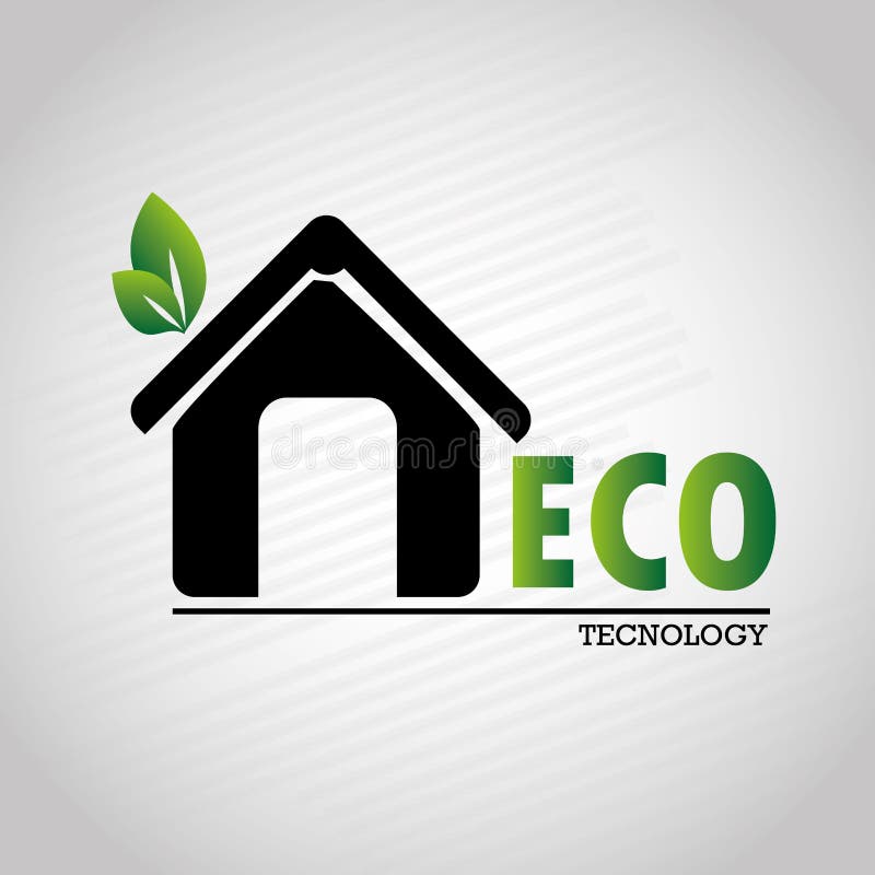 Tecnology di Eco illustrazione di stock Tecnology di Eco illustrazione di stock