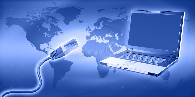 Tecnología del Internet ilustración del vector Tecnología del Internet ilustración del vector