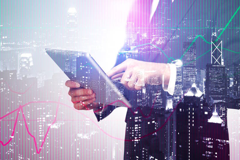 Tecnología y concepto financiero del crecimiento foto de archivo libre de regalías Tecnología y concepto financiero del crecimiento foto de archivo libre de regalías