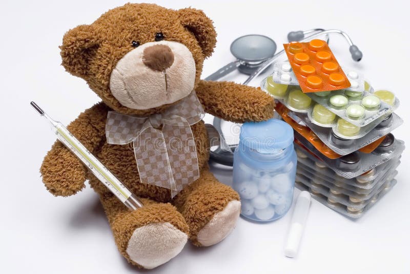 Teddy bear as a doctor