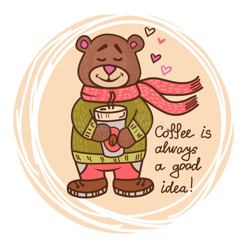 https://thumbs.dreamstime.com/b/teddy-bear-coffee-cartoon-card-happy-drinking-cute-illustration-62683368.jpg