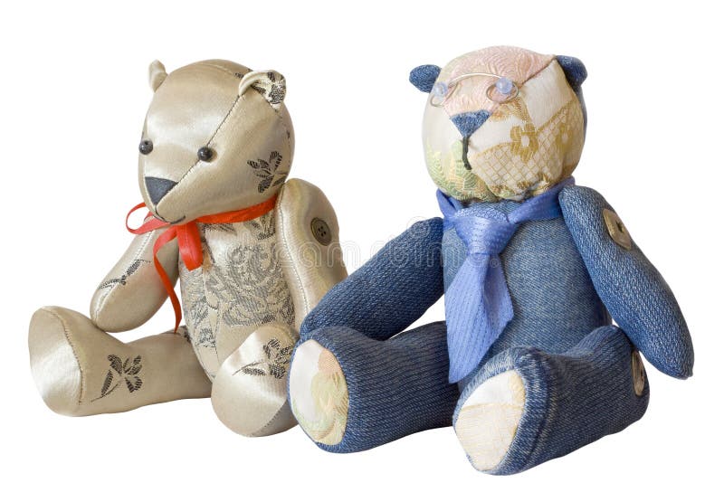 Teddy bear couple stock photo. Image of gift, bears, girl 19981528