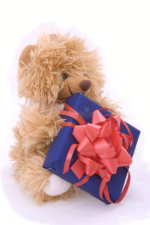Teddy Bear With Gift Box Picture. Image 5080399