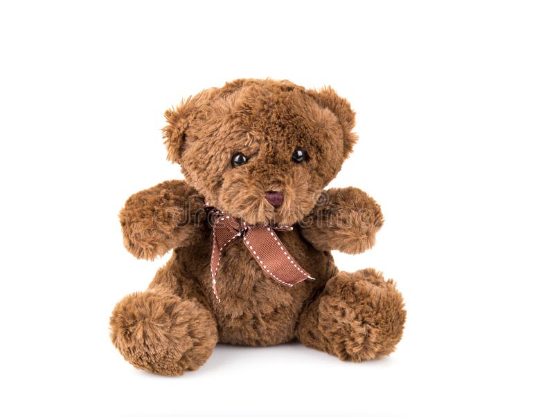 Teddy Bear Get Well Soon Isolated Stock Photo - Image of health, illness:  105311640