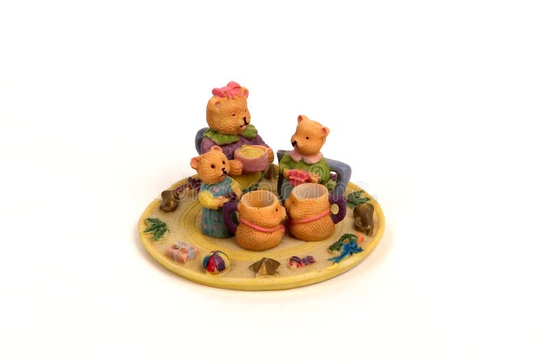 set of teddy bears