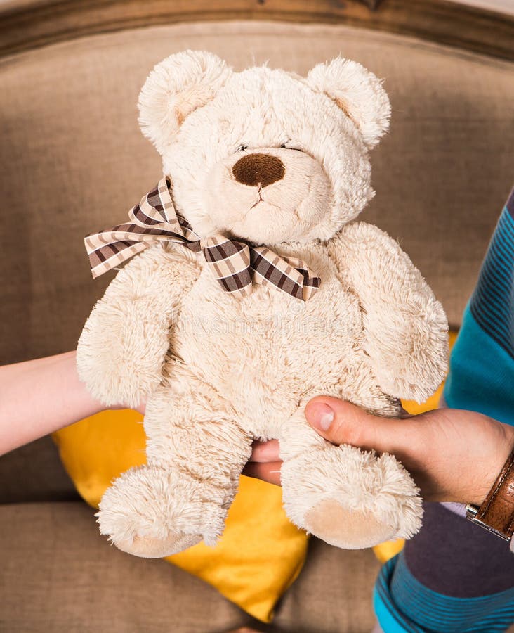 TEDDY BEAR white color stock image. Image of simple, sweet 57764789