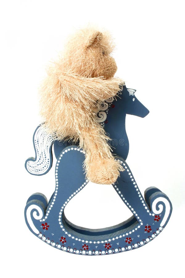 Teddy Rides A Rocking Horse