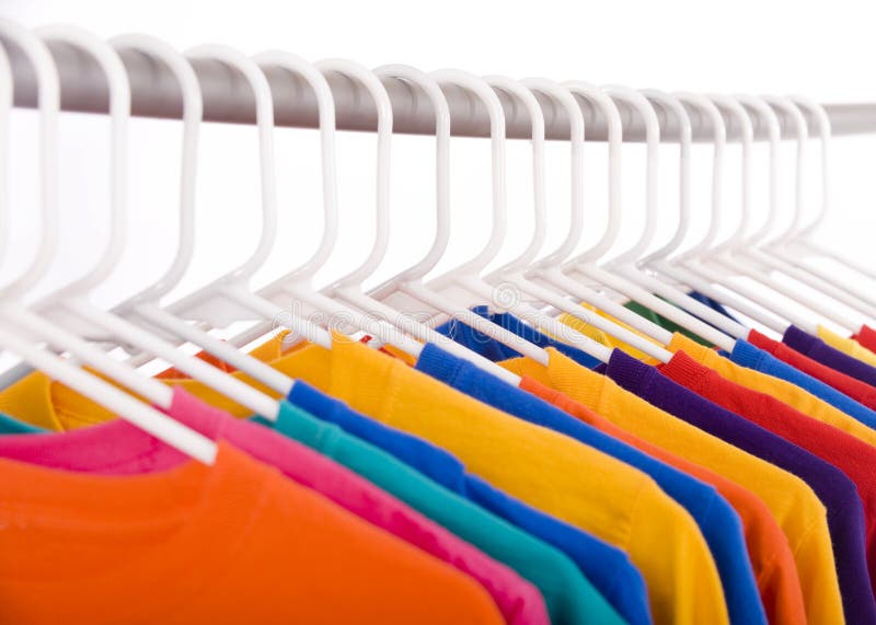 Tee shirts royalty free stock photo